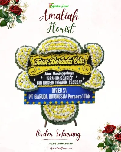 Papan Bunga Duka di Aryaduta Palembang