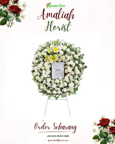 Krans Bunga Duka Cita di Aryaduta Palembang